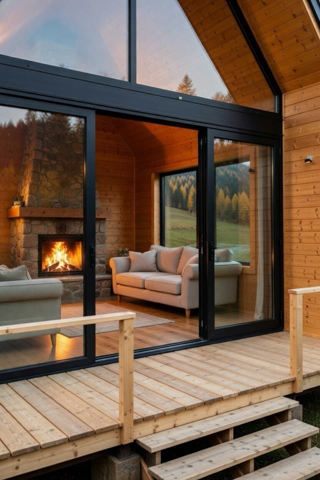 Cabana peisaj munte